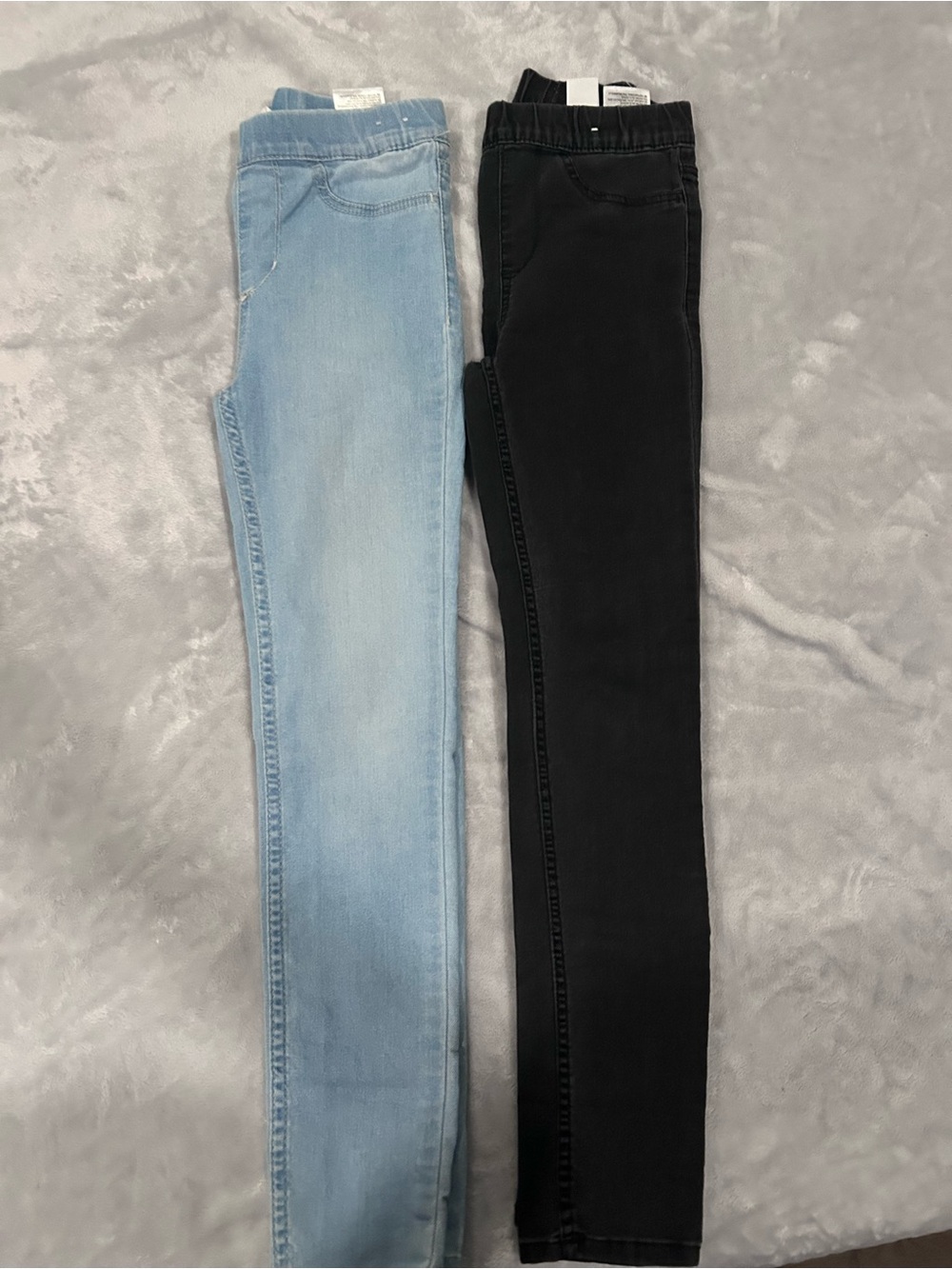 H&M Skinny Jeans Duo — Light Blue & Black